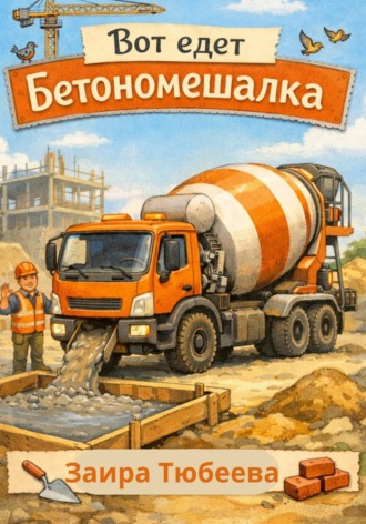 Обложка книги «Вот едет бетономешалка»