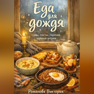 Обложка книги «Еда для дождя: супы, тосты, горячее, чайные штуки»