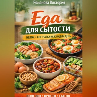 Обложка книги «Еда для сытости: белок+клетчатка на каждый день»