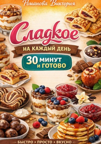 Обложка книги «Сладкое на каждый день: 30 минут и готово»
