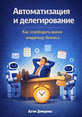 Обложка книги «Автоматизация и делегирование: Как освободить время владельцу бизнеса»
