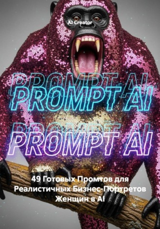Обложка книги «49 Готовых Промтов для Реалистичных Бизнес-Портретов Женщин в AI»