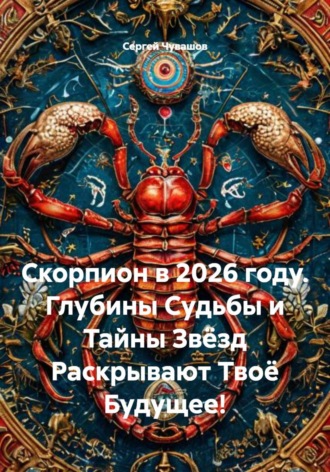 Обложка книги «Скорпион в 2026 году. Глубины Судьбы и Тайны Звёзд Раскрывают Твоё Будущее!»