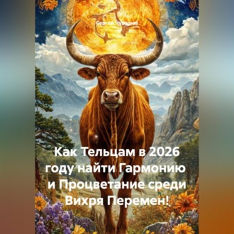Обложка книги «Как Тельцам в 2026 году найти Гармонию и Процветание среди Вихря Перемен!»