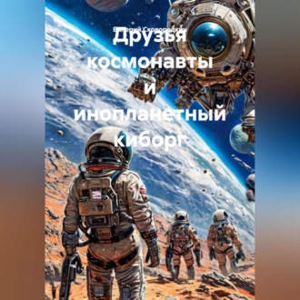 Обложка книги «Друзья космонавты и инопланетный киборг»