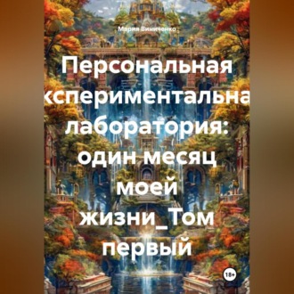 Обложка книги «Персональная экспериментальная лаборатория: один месяц моей жизни_Том первый»