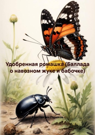 Обложка книги «Удобренная ромашка (Баллада о навозном жуке и бабочке)»