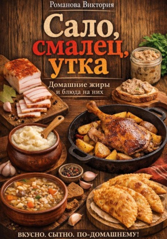 Обложка книги «Сало, смалец, утка: домашние жиры и блюда на них»