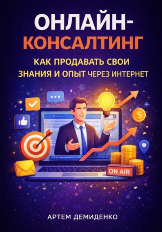 Обложка книги «Онлайн-консалтинг: Как продавать свои знания и опыт через интернет»
