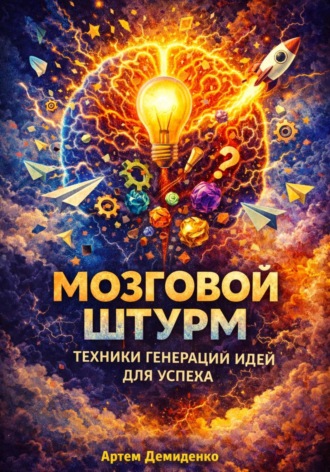 Обложка книги «Мозговой штурм: Техники генерации идей для успеха»