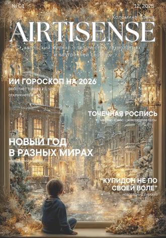 Обложка книги «Авторский цифровой журнал AIrtisense (Выпуск №1) – новогодний»