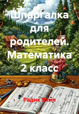 Обложка книги «Шпаргалка для родителей. Математика 2 класс»