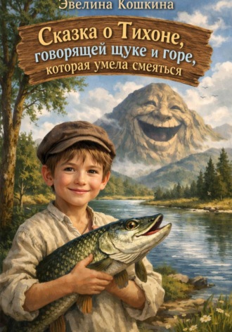 Обложка книги «Сказка о Тихоне, говорящей щуке и горе, которая умела смеяться»
