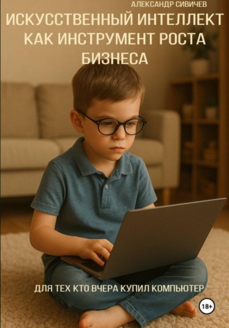 Обложка книги «Самоучитель: Искусственный интеллект как инструмент роста бизнеса. Для тех, ко вчера купил компьютер»