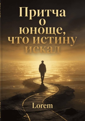 Обложка книги «Притча о юноше, что истину искал»