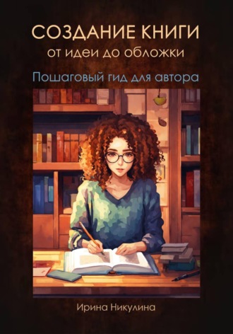 Обложка книги «Создание книги от идеи до обложки. Пошаговый гид для автора»