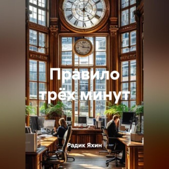 Обложка книги «Правило трёх минут»