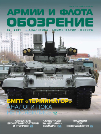 Обложка книги «Обозрение армии и флота №2/2021»