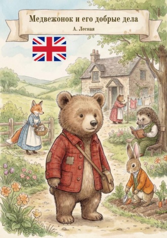 Обложка книги «Медвежонок и его добрые дела (English)»
