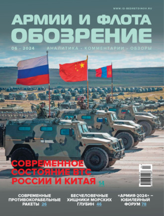 Обложка книги «Обозрение армии и флота №6/2024»