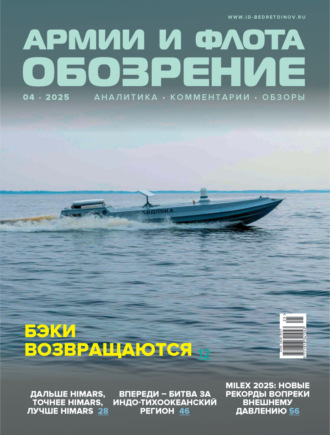 Обложка книги «Обозрение армии и флота №4/2025»