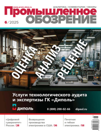 Обложка книги «Промышленное обозрение №6/2025»