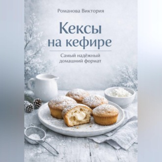 Обложка книги «Кексы на кефире: самый надёжный домашний формат»