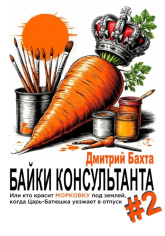 Обложка книги «Байки консультанта #2. Или кто красит морковку под землей, когда Царь-Батюшка уезжает в отпуск.»