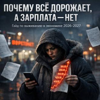 Обложка книги «Почему всё дорожает, а зарплата нет»