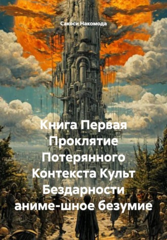 Обложка книги «Книга Первая Проклятие Потерянного Контекста Культ Бездарности аниме-шное безумие»
