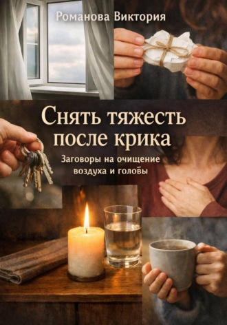 Обложка книги «Снять тяжесть после крика: заговоры на очищение воздуха и головы»