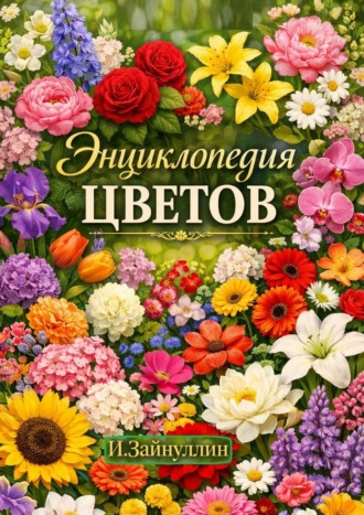 Обложка книги «энциклопедия цветов»