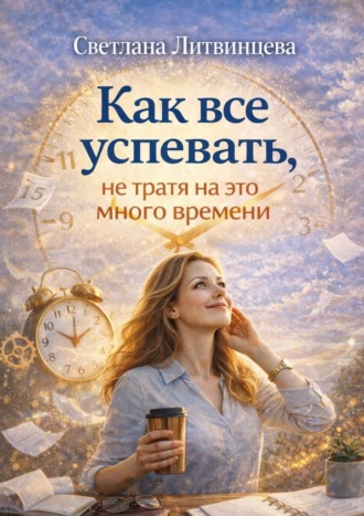 Обложка книги «Как все успевать, не тратя на это много времени. Как освободить время для того, что действительно важно»
