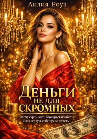 Обложка книги «Деньги не для скромных: почему скромность блокирует изобилие и как вернуть себе право хотеть»