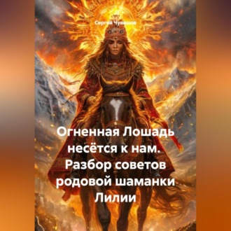 Обложка книги «Огненная Лошадь несётся к нам. Разбор советов родовой шаманки Лилии»