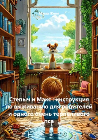 Обложка книги «Степыч и Макс : инструкция по выживанию для родителей и одного очень терпеливого пса»