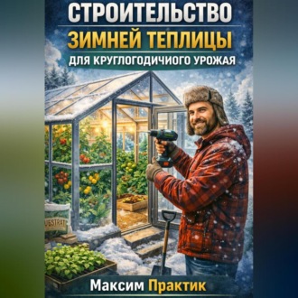 Обложка книги «Строительство зимней теплицы для круглогодичного урожая»