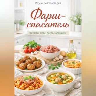 Обложка книги «Фарш-спасатель: котлеты, супы, паста, запеканки»