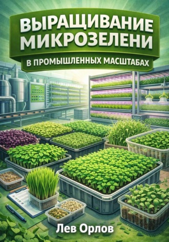 Выращивание микрозелени в промышленных масштабах. 