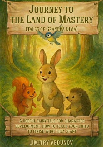 Обложка книги «Journey to the Land of Mastery (Tales of Grandpa Dima) A Useful Fairy Tale for Character Development: How to Teach Your Child to Finish What They Start»