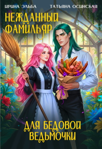Обложка книги «Нежданный фамильяр для бедовой ведьмочки»
