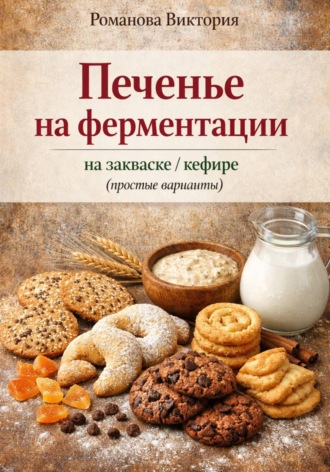 Обложка книги «Печенье на ферментации: на закваске/кефире (простые варианты)»