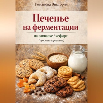 Обложка книги «Печенье на ферментации: на закваске/кефире (простые варианты)»