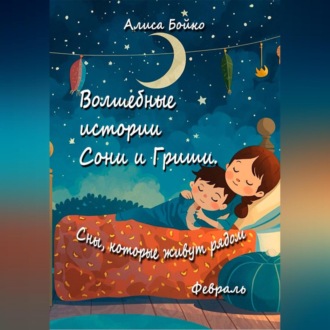 Обложка книги «Волшебные истории Сони и Гриши. Сны, которые живут рядом. Февраль»