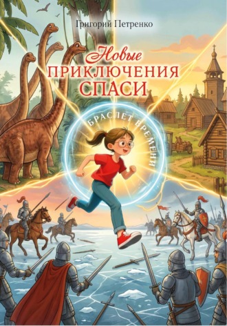 Обложка книги «Новые приключения Спаси. Браслет времени»