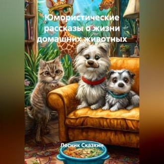 Обложка книги «Юмористические рассказы о жизни домашних животных»