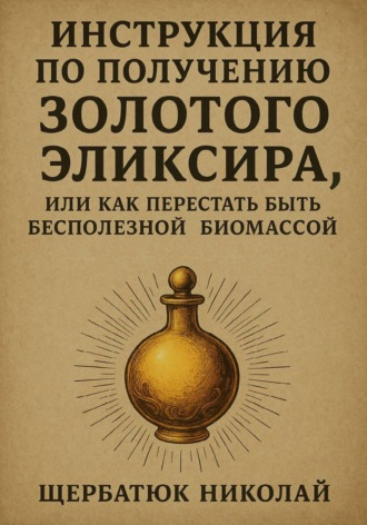 Обложка книги «Инструкция по получению Золотого Эликсира, или как перестать быть бесполезной биомассой»