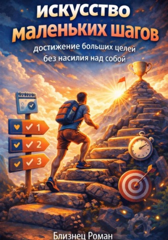 Обложка книги «Искусство маленьких шагов. Достижение больших целей без насилия над собой»