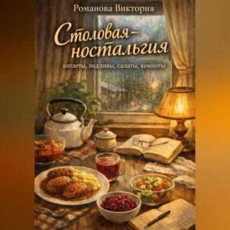 Обложка книги «Столовая-ностальгия: котлеты, подливы, салаты, компоты»