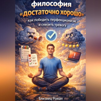 Обложка книги «Философия «достаточно хорошо» как победить перфекционизм и снизить тревогу»
